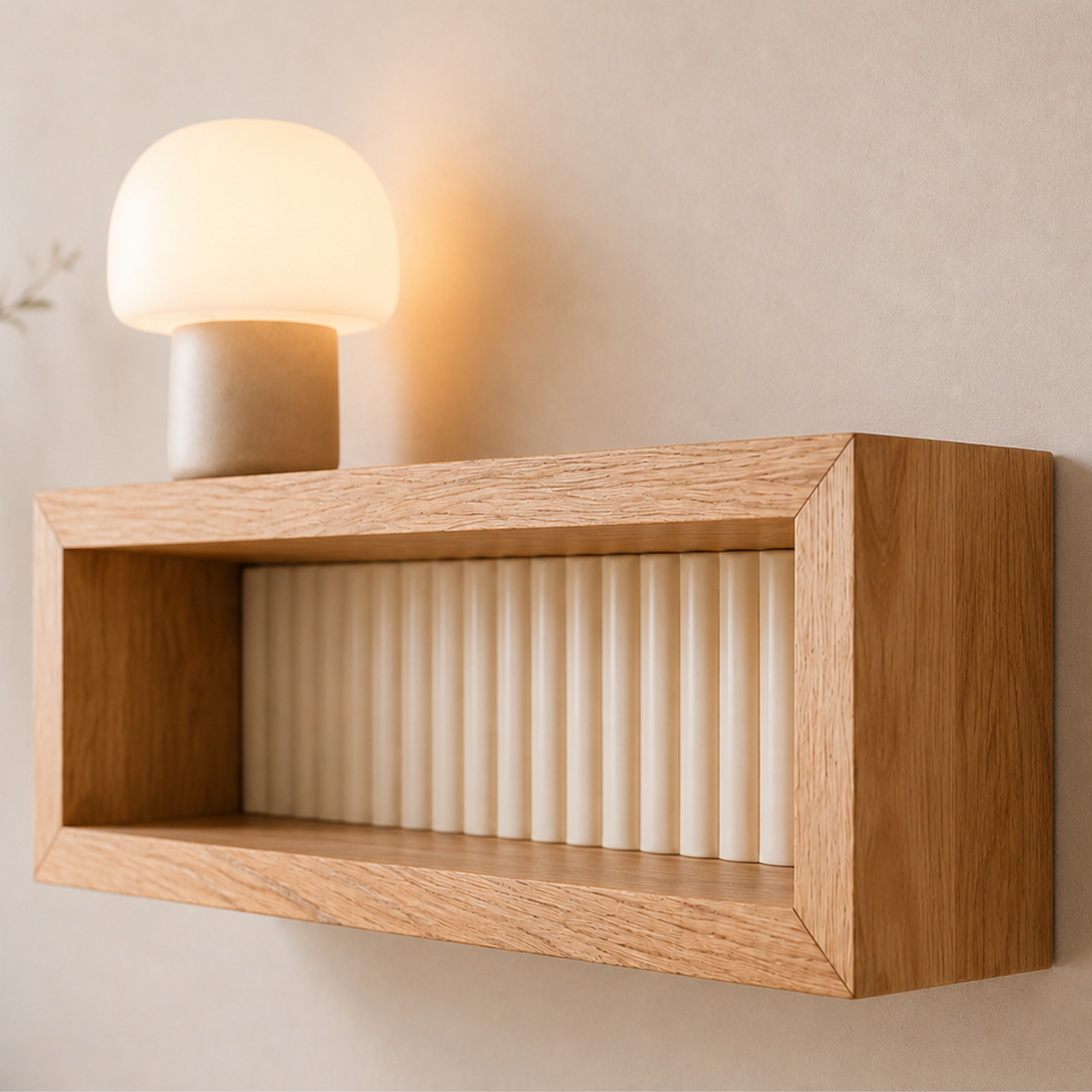 3D Fluted Box Shelf