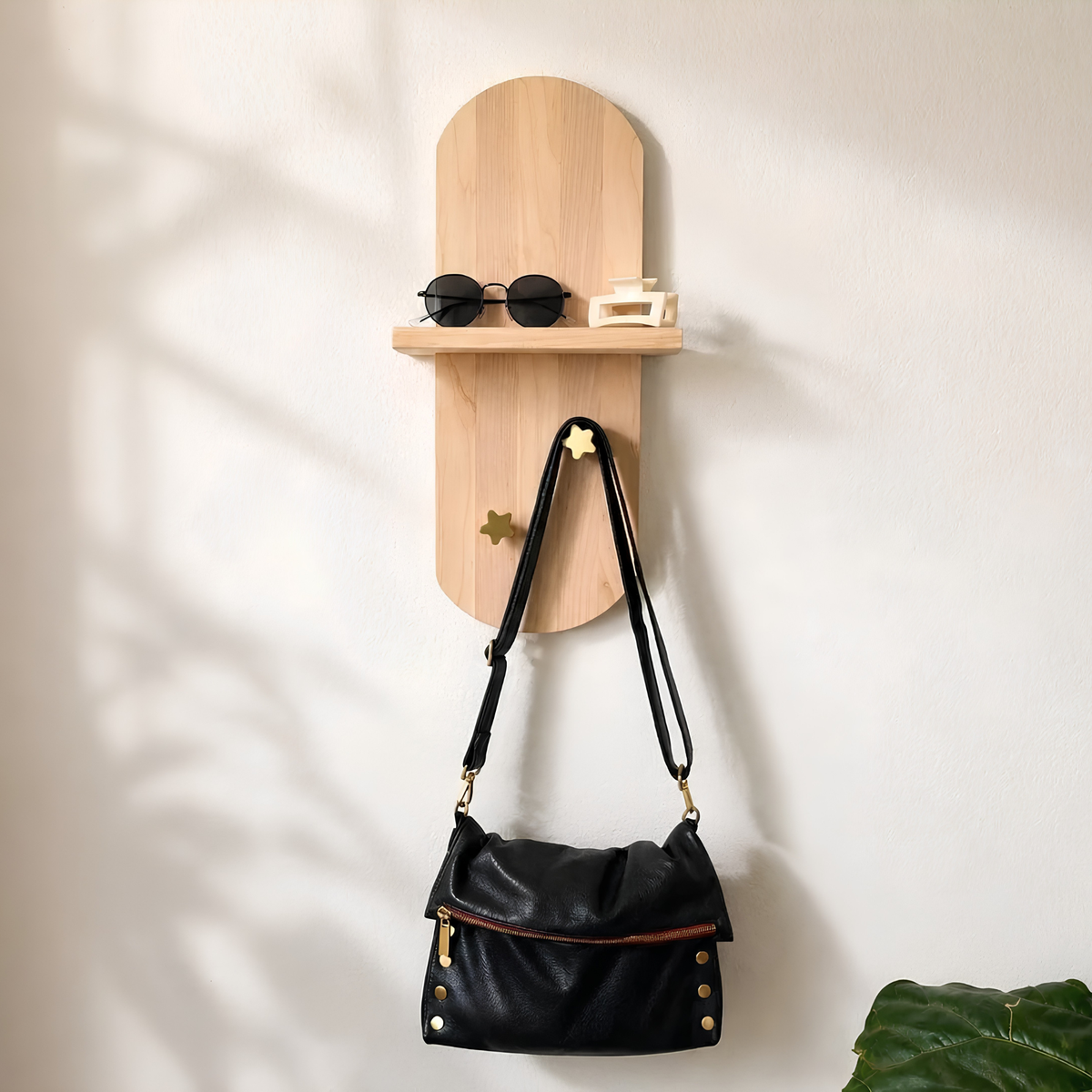Maple Wall Organizer