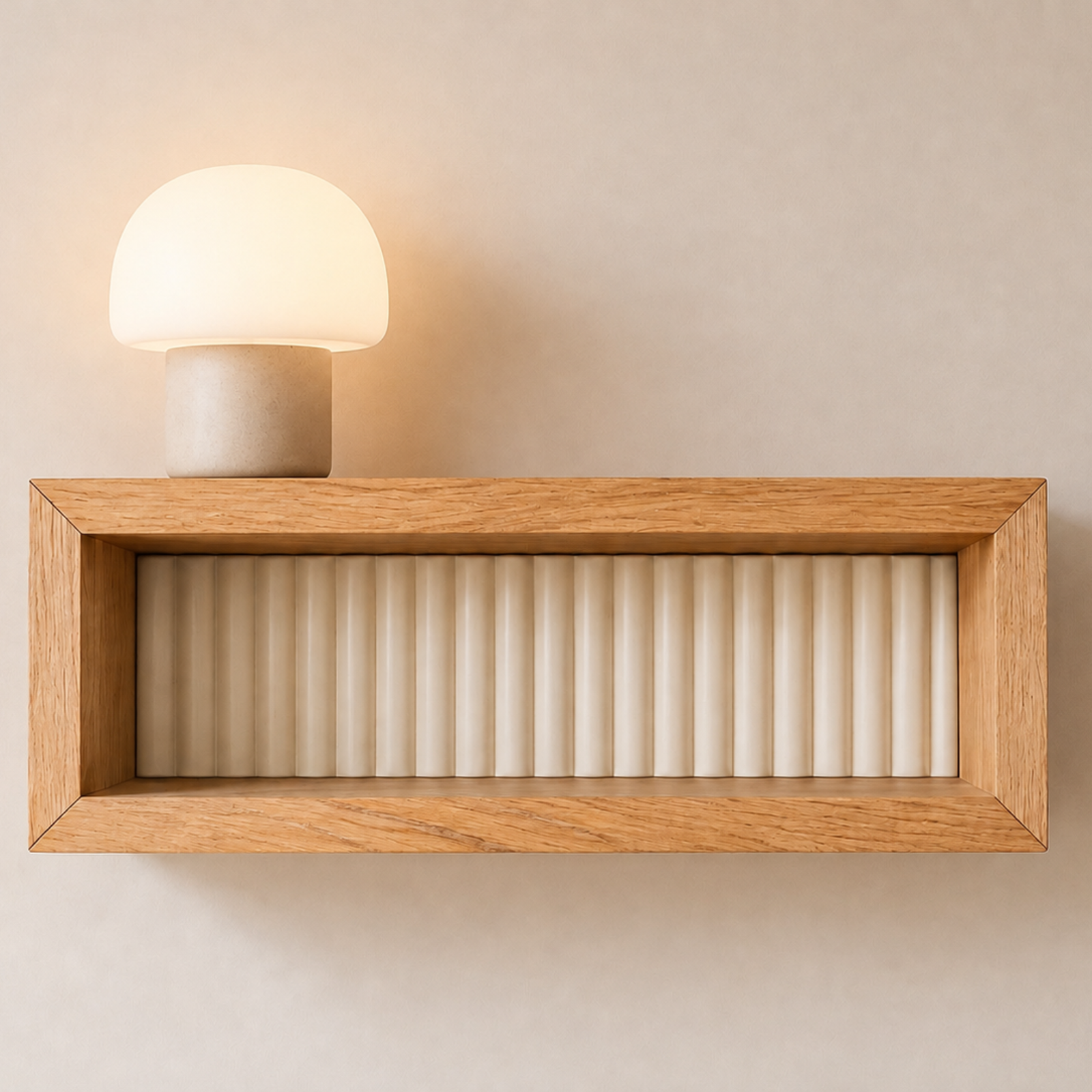 3D Fluted Box Shelf