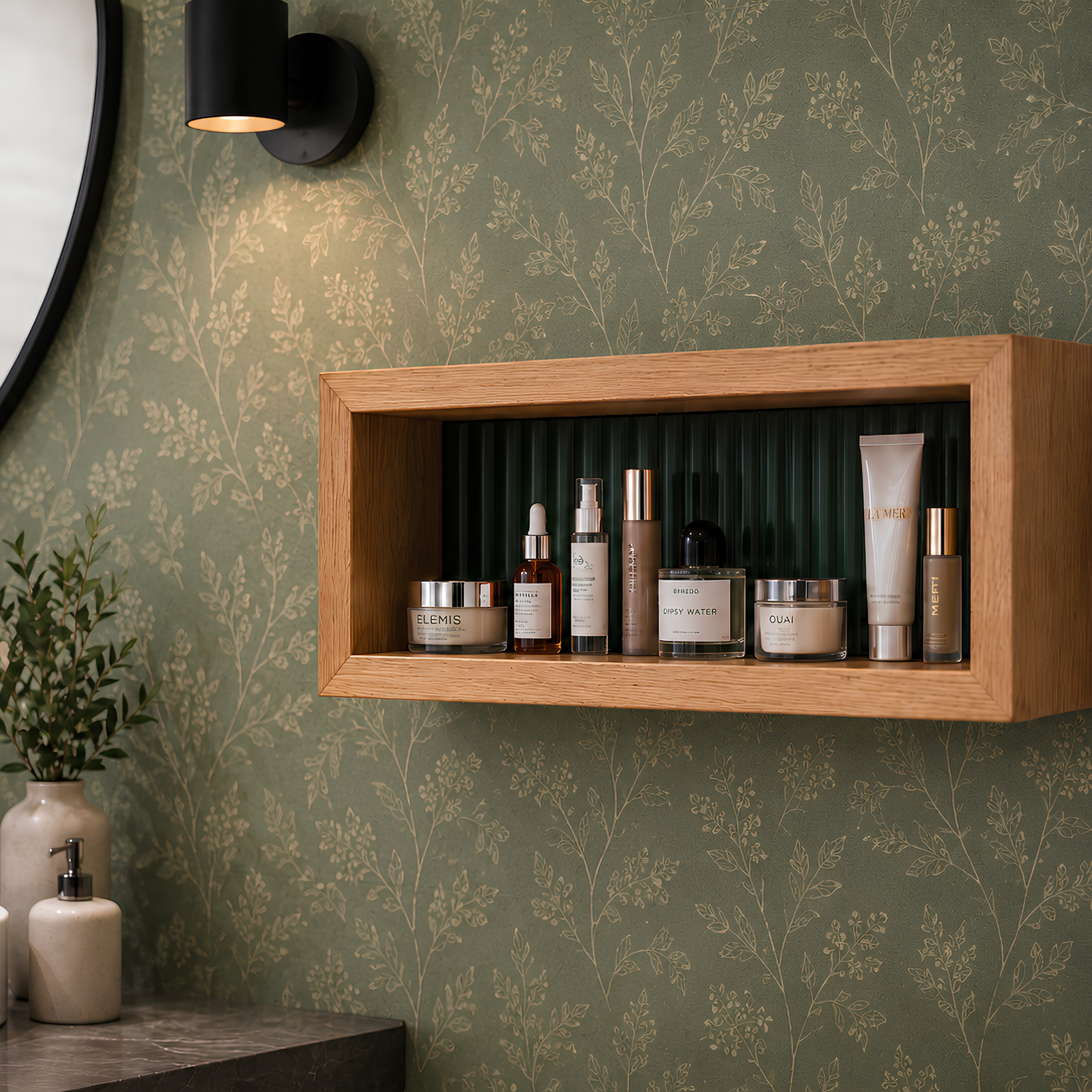 3D Fluted Box Shelf