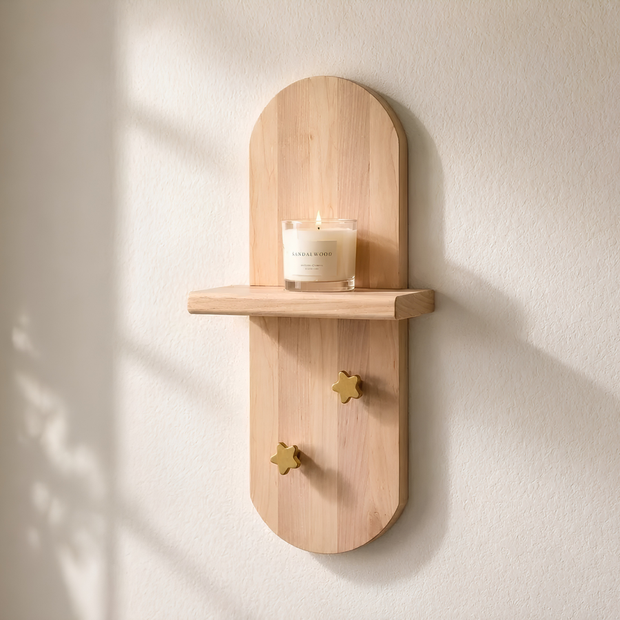 Maple Wall Organizer